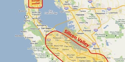Silicon valley ਦਾ ਨਕਸ਼ਾ 2016