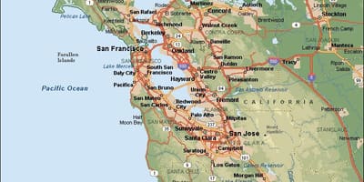 SF ਬੇ ਨਕਸ਼ਾ