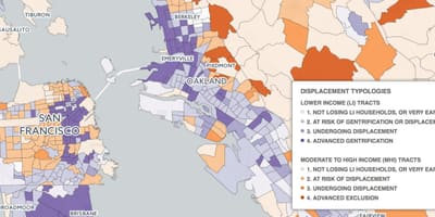 ਨਕਸ਼ਾ ਦੇ ਸਨ ਫ੍ਰੈਨਸਿਸਕੋ gentrification