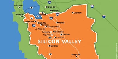 Silicon valley ਵਿੱਚ ਸੰਸਾਰ ਦਾ ਨਕਸ਼ਾ