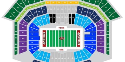 ਨਕਸ਼ਾ ਦੇ 49ers ਪਾਰਕਿੰਗ 