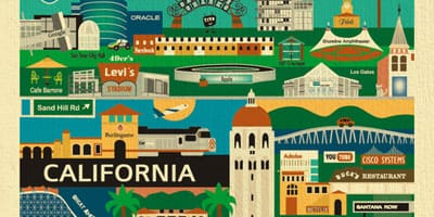 ਨਕਸ਼ਾ silicon valley ਦੇ ਪੋਸਟਰ