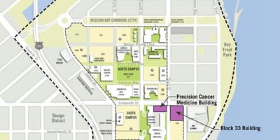 UcSF ਮਿਸ਼ਨ bay ਪਰਿਸਰ ਨਕਸ਼ਾ