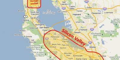 Silicon valley ਦਾ ਨਕਸ਼ਾ 2016